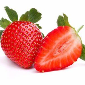 Fresas en mitades